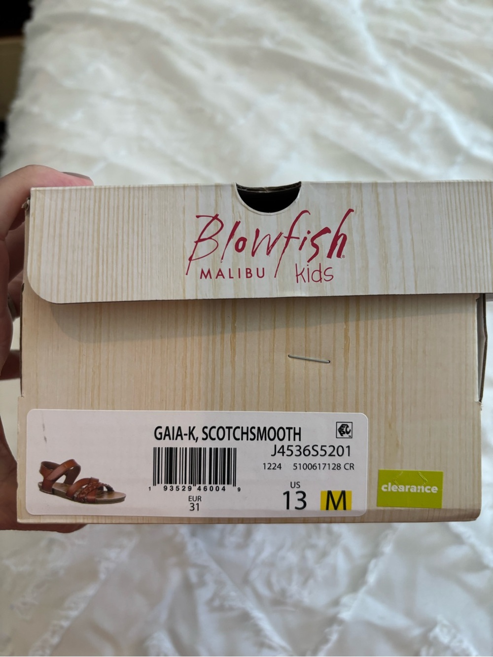 Blowfish Kids Brown Strappy Sandals